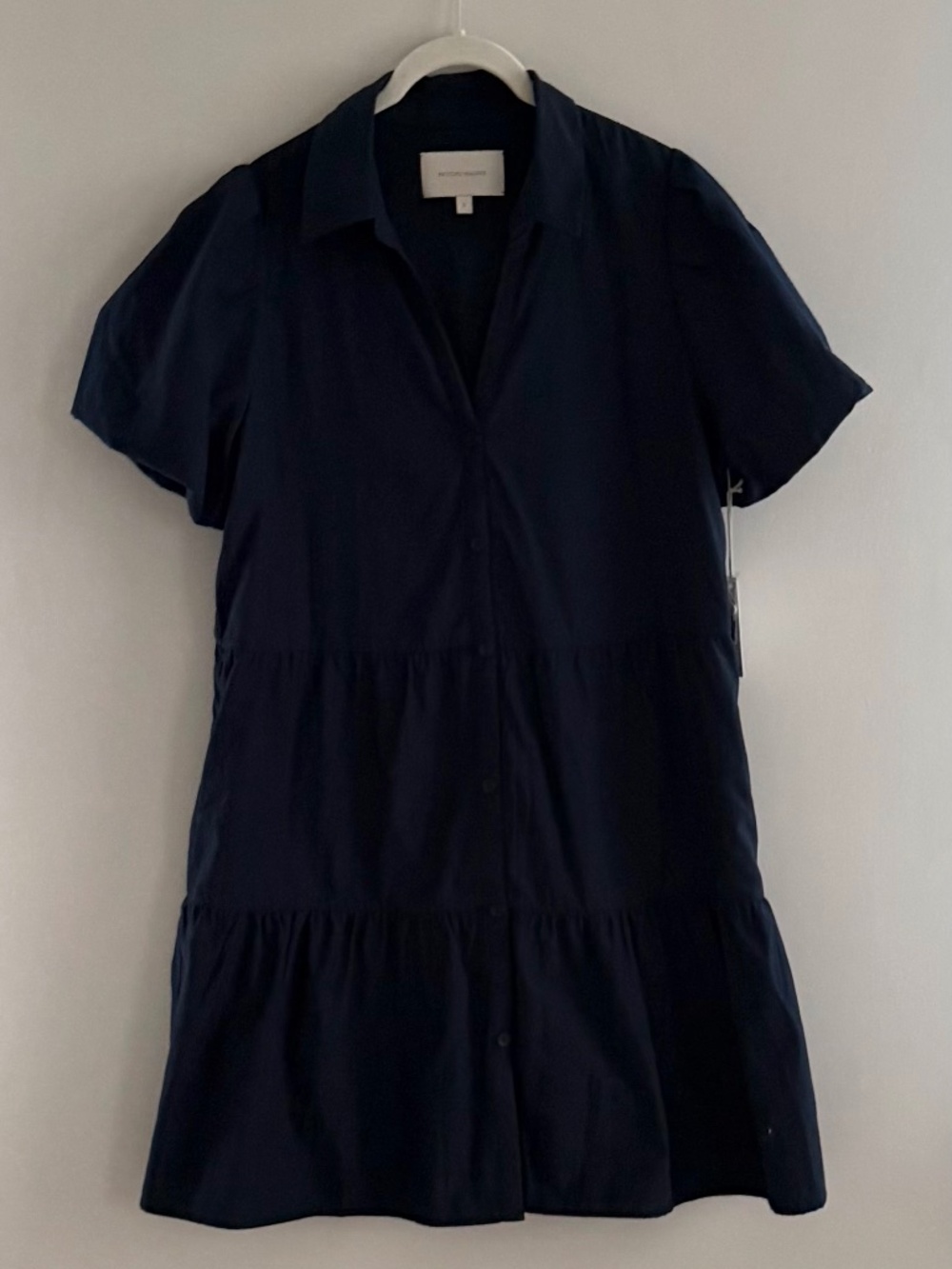NWT Brochu Walker Navy Havana Mini Dress Navy L